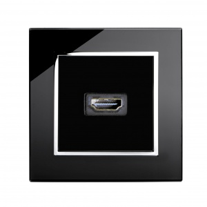 Crystal CT HDMI Socket Black